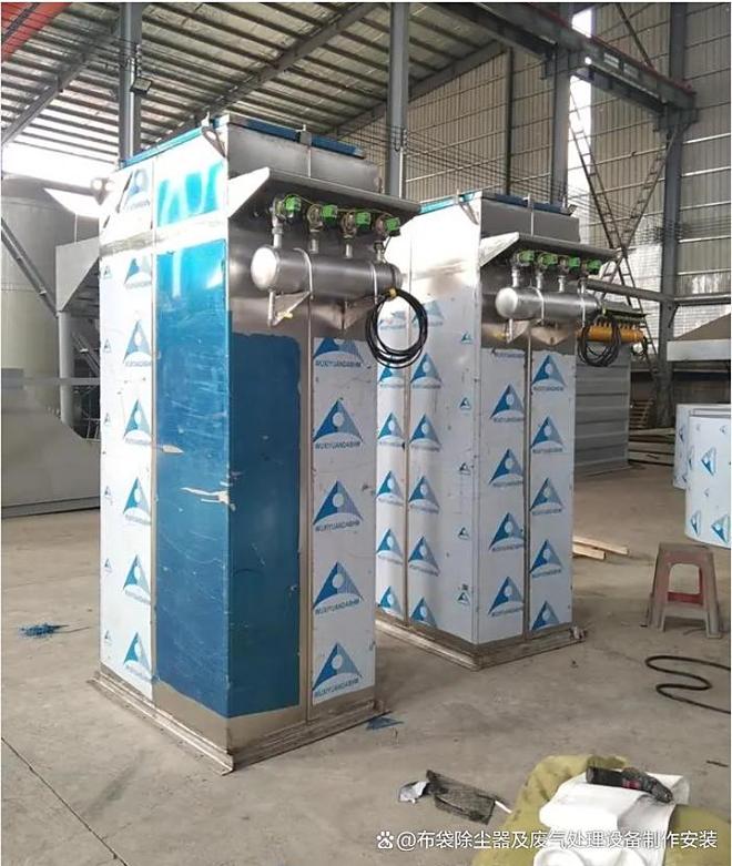 不锈钢单机除尘器采用304或316L不锈钢材质耐腐蚀性强
